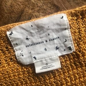coincidence & chance Sweaters - Coincidence & Chance Gold Metallic Sweater coincidence & chance Sweaters - Coincidence & Chance Gold Metallic Sweater
